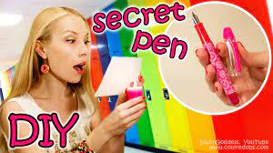 Diy Invisible Ink Pen For Secret Messages Back To School Diy Supplies Diy School Supplies School Diy School Hacks Diy