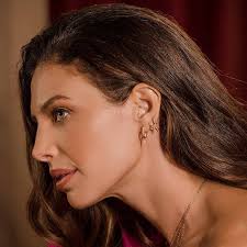 Piercing Donna Rue Des Mille Magnetica Argento Dorato Cerchio Borchie