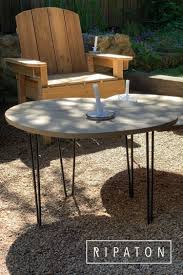 table basse d exterieur table basse table basse diy pied de table design