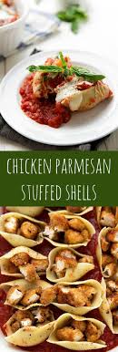 Chicken Parmesan Stuffed Shells Food Recipes Pasta Dishes
