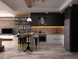 Small Apartment By Ceren Torun Yigit Homeadore Contemporary Kitchen Contemporary Decor Home