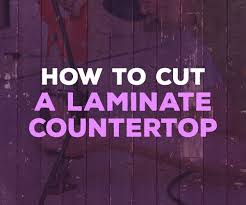 Assuming you're putting cement board over your laminate prior to tiling, consider using a biscuit cutter. How To Cut Laminate Countertop Using A Circular Saw