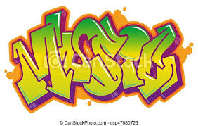 While the practice of creating graffiti has existed since ancient times, it come. Music Word In Graffiti Style Music Word In Readable Graffiti Style In Vibrant Colors Fully Customizable Colors Canstock