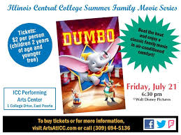 The illinois department of motor vehicles, or illinois dmv, is in charge of handling everything related to motor vehicles such as new vehicle registrations, driving licenses, renewal of licenses, applying for permits, car title registration, as well as ordering specialty license plates. Arts At Icc Arts At Icc Presents Disney S Dumbo On Friday July 21 Facebook