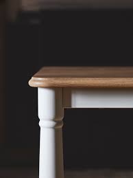 Kitchen & dining room tables. Danderyd Dining Table Oak Veneer White 130x80 Cm Ikea