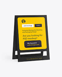Download Pavement Sign Mockup In Outdoor Advertising Mockups On Yellow Images Object Mockups PSD Mockup Templates