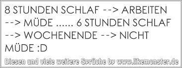 8 Stunden Schlaf Arbeiten Müde 6 Stunden Schlaf
