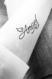 Right now tattoos with word and quote designs have become very popular. 2pcs Angel Wing Tattoo Inknart Temporary Tattoo Quote Tattoo Wrist Sticker Fake Tattoo Tin Angel Wings Tattoo Wing Tattoos On Wrist Angel Wing Wrist Tattoo