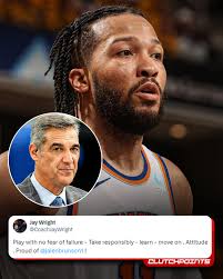 Villanova Coach Jay Wright is happy to see his former player Jalen Brunson  rubbing off the same mentality from his college years.