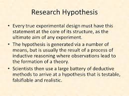 She has taught science courses at the high school, college, and graduate. Research Hypothesis Ppt Video Online Download