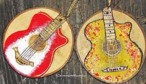 Acoustic Guitar Ornaments Guitar Player Gift Guitar Strings Etsy Guitar Player Gifts Guitar Strings Guitarist Gifts