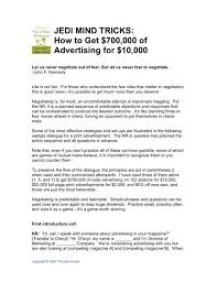 That you are thinking this thought. Jedi Mind Tricks How To Get 700000 Of Advertising For 10000