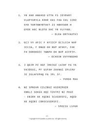 We did not find results for: Printable Cryptogram Puzzles