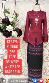 Gaun kebaya duyung modern via universtv.live. Modern Kebaya 2021 Women S Fashion Muslimah Fashion Baju Kurung Sets On Carousell