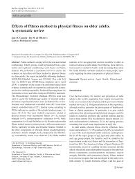 pilates method in physical fitness