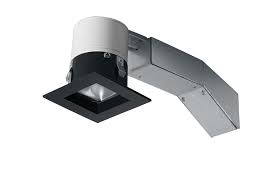 Super slope trims adjust from 6/12 to 12/12. Rab Rdled2s8 20yy Tb 2 Inch Square Remodel Led Recessed Light Black Square Trim 2700k Alconlighting Com