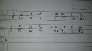 Jadi, lima pecahan yang senilai dengan 28/42 adalah 14/21, 2/3, 56/84, 84/126, dan 112/168. Tuliskan Tiga Pecahan Yang Senilai Dengan Pecahan Pecahan Berikut Ini A 6 11 B 7 9 C 10 13 D 6 113 Brainly Co Id