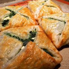 Spinach Feta Puff Pastry Squares Ingredients 1 10 Ounce Package Frozen Chopped Ingredients Spinach Puff Pastry Spinach And Feta Puff Pastry Recipes Savory