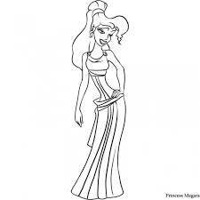Hercules and megara are walking together. Hercule Free Printable Coloring Pages For Girls And Boys