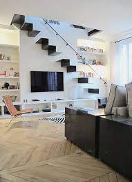21 Unique Contemporary Staircases With A Flair For The Dramatic Stairs Design Interior Stairs In Living Room Stairs Design
