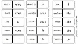 Les Dominos De Conjugaison Passe Simple Un Outil Pour Apprendre Et Memoriser Les Terminaisons Conjugaison Passe Simple Passe Simple Conjugaison
