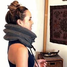 Inflatable Neck Traction Gif Google Search Neck Traction Traction Device Cervical