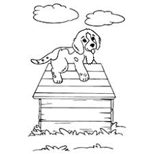 Doggy received a bone as a reward. Top 30 Free Printable Puppy Coloring Pages Online