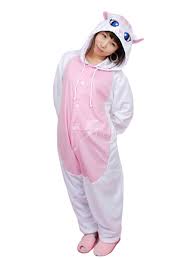 The best quality and selection of animal kigurumi onesies for adults. Kigurumi Pajamas Cat Onesie For Adult Animal Costume Cosplayshow Com