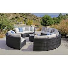 Canape Jardin Cercle Et Table Basse Salermo Taille 8 Pers Salon De Jardin Mobilier Jardin Meubles De Jardin En Rotin