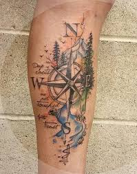 Look at this designs on upper shoulder. 100 Awesome Compass Tattoo Designs Cuded