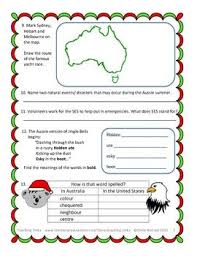 Store Teaching Treks Teacherspayteachers Com Christmas In Australia Christmas Literacy Christmas School