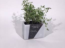 Our boxed gift trees are perfect to send for any occasion (weddings your choice of memory tree is hand selected, placed into a decorative box, tied with a raffia bow. Memorial Planter On Behance