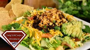 Black Bean Taco Salad Recipe Mexican Roasted Cauliflower And Black Bean Taco Salad Recipe How To Make Oven Fried Taco Shells Recipe On Yummly Yummly Recipe