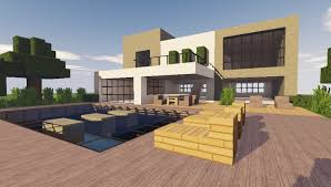 Your modern villa stock images are ready. Modern Villa No Interior Minecraft Map