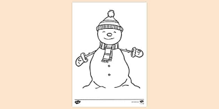 You will find awesome coloring books here with different levels of difficulty, from simple drawings to very complex detailed colorings. Free Winter Colouring Page For Preschoolers Fun Snowman