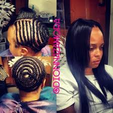 These braids will be opened after all the extensions have been sewn in to create a more blended and natural effect. How To Braid Your Hair For A Side Part Sew In How To Wiki 89