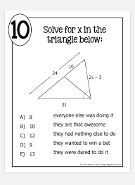 Gina wilson all things algebra 2015 answer key. Answered 10 Solve For X In The Triangle Below Bartleby