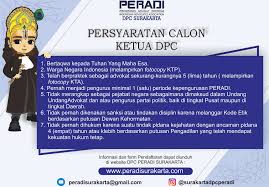 Bagi yang melakukan perjalanan dengan transportasi udara, wajib menunjukkan surat keterangan hasil negatif uji swab berbasis pcr paling lama 2x24 jam sebelum. Syarat Pendaftaran Calon Ketua Dpc Peradi Surakarta Periode 2020 2025 Peradisurakarta Com