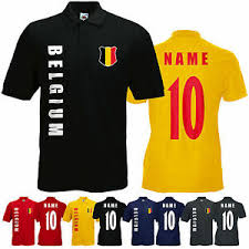 Abgesehen von uruguay und kroatien ist die belgische nationalmannschaft die einzige nation bei der wm 2018, die alle drei gruppenspiele gewinnen konnte. Wm 2018 Belgien Belgium Polo Shirt Trikot Name Nummer Ebay