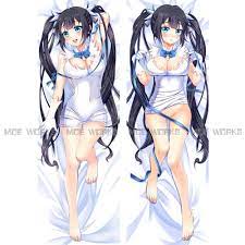 Is It Wrong To Try To Pick Up Girls In A Dungeon Pillow Case Kami Sama Fancy Pillow Cover Hestia Dakimakura Dakimakura Pillow Fancy Pillows