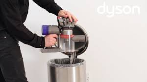 Dyson V8 Cord Free Vacuums Emptying The Clear Bin Uk Clear Bins Dyson Dyson V8 You aren't flinging dust everywhere. dyson v8 cord free vacuums emptying