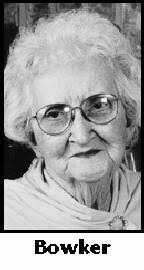 Margaret Bowker Obituary (2004)