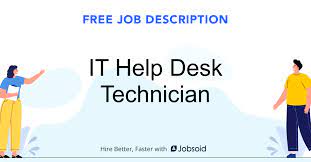 It help desk support technicians also perform upgrade for desktops, laptops, tablets, mobile phones, and other devices. It Help Desk Technician Job Description Jobsoid