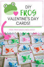 For kids valentines check out 35+ classroom valentines, you're a cutie valentine. Creating The Perfect Frog Valentine S Day Card Free Printable Simply September