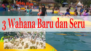 3 Wahana Baru Dan Seru Taman Air Sabda Alam Garut Youtube