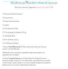 Moelleux Au Chocolat Creme De Marron Tupperware Creme De Marron Recette Tupperware Tupperware