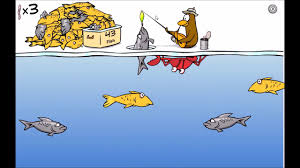 Go to the dojo single player: How To Catch Grey Fish On Club Penguin