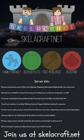 7 respect the staff and other members. Skelacraft Creative Server Free Worldedit Free Redstone Freebuild Plots Cars Ranks Family Friendly And More Pc Servers Servers Java Edition Minecraft Forum Minecraft Forum