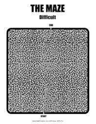 maze difficult