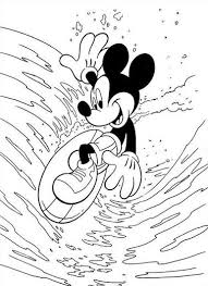 Mickey Mouse Para Colorear Con Ejemplo